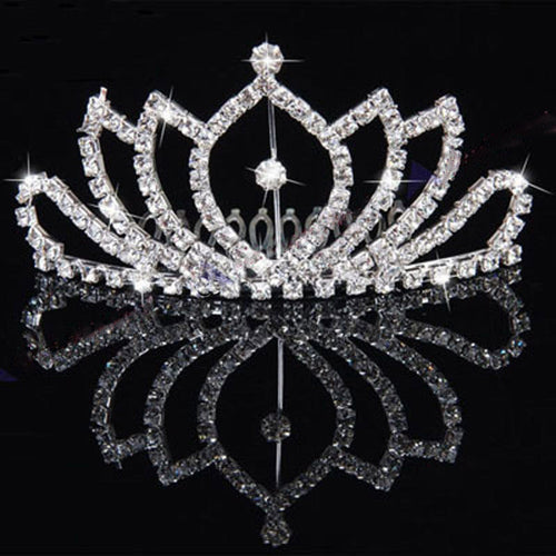 New stunning Fashion Bridal Rhinestone Crown Hair Comb Pin Tiara for noble lady NW