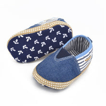 Newborn Baby Boy Girl Canvas Jeans Denim Soft Sole Crib Shoes Walking Shoes Slip-On First Walker 0-18M Lisa's Store NW