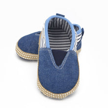 Newborn Baby Boy Girl Canvas Jeans Denim Soft Sole Crib Shoes Walking Shoes Slip-On First Walker 0-18M Lisa's Store NW