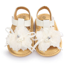 Newborn Baby First Wlaker Shoes Infant Baby Flower White Shoes 0-18M YTM NW