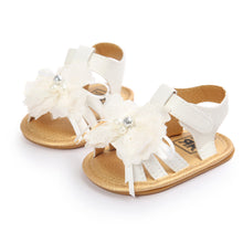 Newborn Baby First Wlaker Shoes Infant Baby Flower White Shoes 0-18M YTM NW