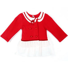 Newborn Baby Girls Long Sleeve Dress Shool Girl Shirts Dress Kids One Piece Dresses Outfits 0-24M NW