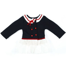 Newborn Baby Girls Long Sleeve Dress Shool Girl Shirts Dress Kids One Piece Dresses Outfits 0-24M NW
