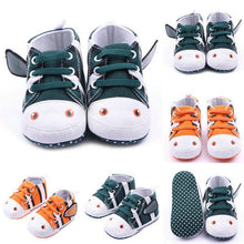 Newborn Baby Infant Cute Canvas Shoes Soft Anti-slip Toddler Crib Walk Shoes New 0-12M NW