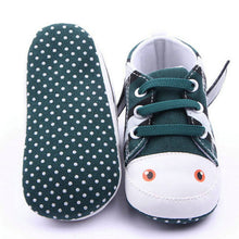 Newborn Baby Infant Cute Canvas Shoes Soft Anti-slip Toddler Crib Walk Shoes New 0-12M NW