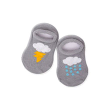 Newborn Boys Baby Infant Girl Ankle Socks Cloud Print Cotton Anti-slip Socks 0-4Y H77 NW