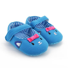 Newborn Infants Soft Sole Shoes Casual Bowknots Cat Crib Shoes Cotton 0-18M NW