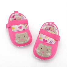 Newborn Infants Soft Sole Shoes Casual Bowknots Cat Crib Shoes Cotton 0-18M NW