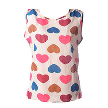 Plus Size 2XL Style Women All-match Chiffon Floral Print Vest Tank Tops Bouse Bottoming Size NW