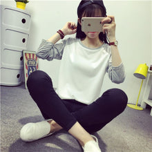 Plus Size Fashion Women Loose Long Sleeve Casual Tops Sweatshirt Pullover JumpersHG NW