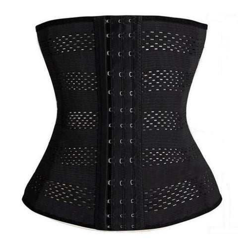 Plus Size L-5XL Women Body Shaper Latex Rubber Waist Trainer Cincher Underbust Corset Shapewear NW