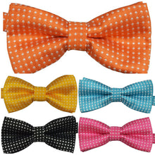 Polka Dots Kids Toddler Boys Girls Bowtie Pre Tied Bow Tie Necktie Multi-Colors Wholesale NW