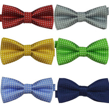 Polka Dots Kids Toddler Boys Girls Bowtie Pre Tied Bow Tie Necktie Multi-Colors Wholesale NW
