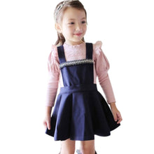 Pretty Girls Kids Baby Long Sleeve Lace Ruffled Collar Cotton Shirts Tops 0-4Y NW