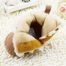 Princess Baby Girls Bowknot Snow Warm Boots Soft Crib Shoes Toddler Fleece Boots NW