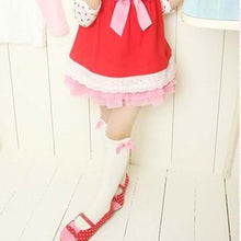 Princess Toddlers Baby Kids Girls Bow-knot Knee High Socks Cotton Girl Socks 3-6Y NW