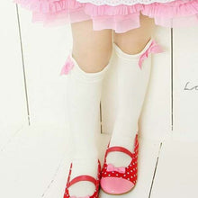 Princess Toddlers Baby Kids Girls Bow-knot Knee High Socks Cotton Girl Socks 3-6Y NW