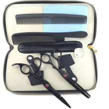 Professional Hair Cutting Thinning Scissors Barber Shears Hairdressing Set Black NW