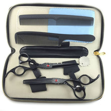 Professional Hair Cutting Thinning Scissors Barber Shears Hairdressing Set Black NW