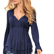Sexy Fashion Women Loose Cotton lace Tops Long Sleeve Shirt Casual Blouse S-XL NW