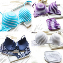 Sexy Woman Simple Styles Push Up Bra Set Deep V-neck Bra Set Cup B New NW