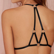 Sexy Women Cut Out Strappy Corset Bralet Bustier Bra Crop Top Tank Vest Camisole NW