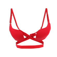 Sexy Women Deep U Low Cut Push Up Bra Backless Invisible Convertible Bra Backless Cloth Open Cup Bra NW