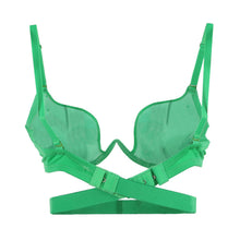 Sexy Women Deep U Low Cut Push Up Bra Backless Invisible Convertible Bra Backless Cloth Open Cup Bra NW