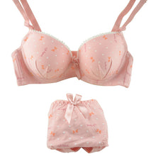 Sexy Women Deep V Bra Sets Bow Decor Push Up Bra Girl Underwire Bra Outfit 32-36B NW