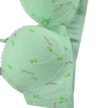 Sexy Women Deep V Bra Sets Bow Decor Push Up Bra Girl Underwire Bra Outfit 32-36B NW