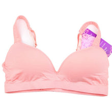 Sexy Women Push Up Wireless Plain fitness Bra 3 4 Coverage Deep-V Modal Bra 4 Colors NW