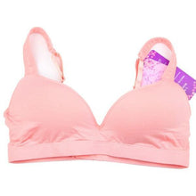 Sexy Women Push Up Wireless Plain fitness Bra 3 4 Coverage Deep-V Modal Bra 4 Colors NW