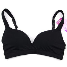 Sexy Women Push Up Wireless Plain fitness Bra 3 4 Coverage Deep-V Modal Bra 4 Colors NW