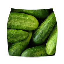 Sexy Women Stretch 3D Printed Bodycon Skirt Package Hip Mini Pencil Short Skirt NW