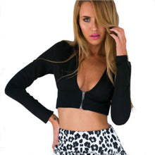 Sexy Women Tank Bustier Bra Vests Crop Tops Long Sleeve Bralette Clubwear Blouse NW