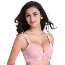 Sexy Women Underwire Lace Bra Pregnant Feeding Push-Up Bras 3 4 Cup B NW