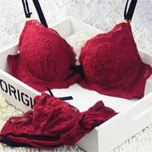 Sexy Women Underwire Push Up Bra Lace Bra Set Outfits Underwear Suits Cup Cup B 32-36 NW