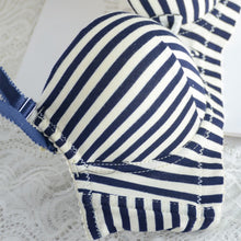 Sexy Women workout Bikini Padded Bra Sets Striped Underwear Push Up BRA Set 32-36 Cup B NW