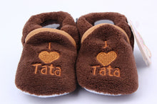 Soft Cozy Baby Toddler Shoes Kids Boy Girls Heart Letter Pattern Warm Crib First Walkers Skid-proof Shoes 0-1Y NW