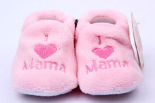 Soft Cozy Baby Toddler Shoes Kids Boy Girls Heart Letter Pattern Warm Crib First Walkers Skid-proof Shoes 0-1Y NW