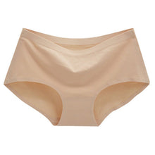Solid Color One Piece Women's Panties Non-trace Seamless Underwear Sexy Briefs Natural Cotton Plus Size Briefs M-XL NW