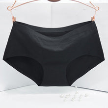 Solid Color One Piece Women's Panties Non-trace Seamless Underwear Sexy Briefs Natural Cotton Plus Size Briefs M-XL NW