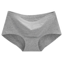 Solid Color One Piece Women's Panties Non-trace Seamless Underwear Sexy Briefs Natural Cotton Plus Size Briefs M-XL NW