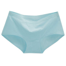 Solid Color One Piece Women's Panties Non-trace Seamless Underwear Sexy Briefs Natural Cotton Plus Size Briefs M-XL NW
