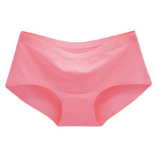 Solid Color One Piece Women's Panties Non-trace Seamless Underwear Sexy Briefs Natural Cotton Plus Size Briefs M-XL NW