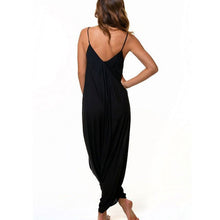 Sexy Women Deep V Neck Loose Baggy Fit Beach Jumpsuit Romper Harem Suit NW