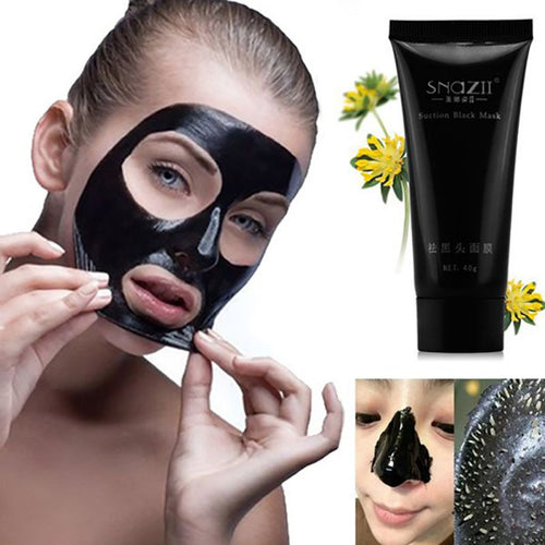 Suction Black Masks Deep Cleansing Purifying Remove Blackhead Nose Skin Care Mask Suction Whitening Mud Cream Black Head Pilaten NW