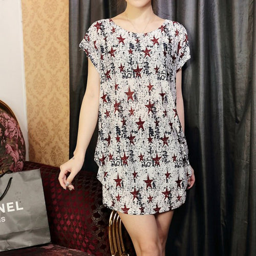 New Womens T-shirts Korean Loose Ice Silk Short Sleeved Tops Plus Size Hot NW