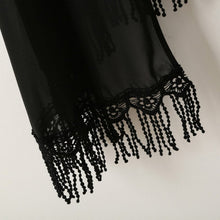 Women Blouse Chiffon Tops Tassel Shawl Cardigan Blusa Feminina Casual Blouse ht NW