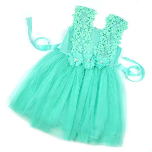 Baby Girl Dress Lace Flower Baby Girl Clothes Princess Tutu Children Dresses vestidos infantis girls tutu dress LZH7 NW